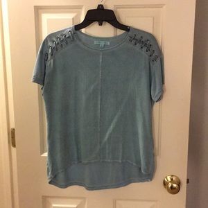 Dark teal tee shirt